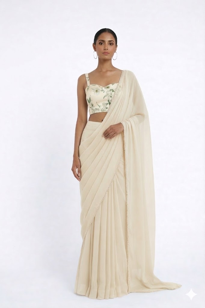 THE RUMI SWEETHEART PRINTED SAREE