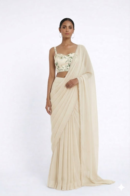 THE RUMI SWEETHEART PRINTED SAREE